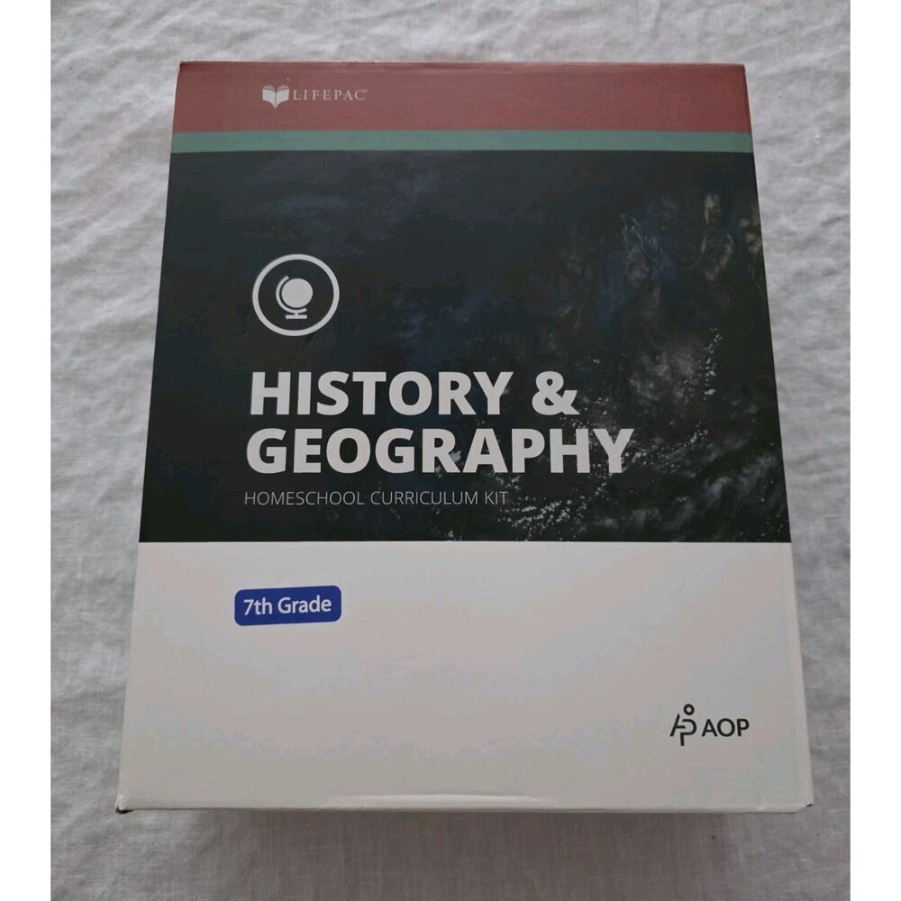 Lifepac Homeschool AOP 7th Grade History & Geography Units 6 - 10 Only